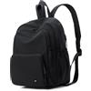 Wafybsre Zaino Donna Borsa Tracolla Antifurto da Viaggio Lavoro Daypack, Zainetto Multifunzionale,Borsa Casual ed Moda per Scuola (Nero)
