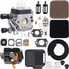 Qiuwanzia FS85 Carburatore per STHIL FS80 FS75 FC85 FC75 SP85 SP80 FH75 HL75 HT75 HT70 KM85 KM80 FS85RX FS80R Decespugliatore, Kit di messa a punto per decespugliatore, Coperchio del filtro dell'aria