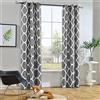 Melodieux Tenda oscurante, oscurante, per soggiorno, camera da letto, 100 x 200 cm, colore grigio (1 pannello)