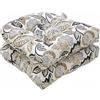 Pillow Perfect Cuscini trapuntati in peltro per interni ed esterni (retro rotondo), 48,3 x 48,3 cm, nero, 2 pezzi