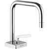 JACUZZI RUBINETTERIA Rubinetto per lavabo a canna media getto laminare cristallino Verbano cromato lucido JACUZZI RUBINETTERIA