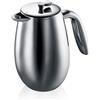 Bodum columbia: caffettiera, doppia parete, 3 tazze, 0.35 l, acciaio inox