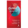 Durex - Profilattico supersottile - vestibilità aderente - 6 pezzi