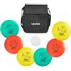 VEVOR Set da Golf a Dischi 6 + 1 pezzi per Principianti, Set Iniziale di Dischi da Golf per Adulti con Putter, Mid-range, Driver, Mini Marcatore, Zaino Portatile, per Giardino, Prato, Spiaggia