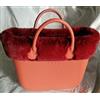 O bag Borsa Nuova Originale Col. PESCA MANICI PESCA BORDO PELLICCIA