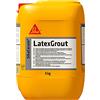 Sika - SikaCeram LatexGrout, Bianco - Lattice di resine sintetiche per stucchi cementizi - Per pavimenti ad alto traffico pedonale - Tanica da 5kg