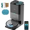 Cecotec Robot Aspirapolvere Lavapavimenti con Mappatura Conga 20090 ProAI InfinitySoap Cut&Spa. 8000Pa, Mopas Elevabili, Home&Wash, 240m2, APP, Bluetooth/WiFi, Batteria 5200mAh, Pulizia Autonoma