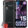 DOOGEE Rugged Smartphone Android 15, Telefono Rugged 10300Mah, 20GB+128GB/ 2TB Telefono