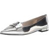 NINE WEST Lallin, Ballerine Donna, Argento 040, 41 EU
