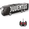 MONDO Motors Bus Radiocomandato Juventus, modello lunghezza 33 cms, batterie ricaricabili incluse, bus giocattolo per bambini 63854