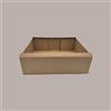 LUCGEL SRL Scatola in Carta Avana Porta Torta Paste e Porta Oggetti 590x490x150mm 10 Pezzi