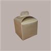 LUCGEL Scatola per Confezione Regalo Porta Panettone Alto da 500 o 750gr in Cartoncino Avana 160x160H140mm 10 Pezzi