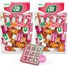 SWEET BUDDIES Tic Tac Strawberry Mix Confezione Doppia - 60 Mini Box per Set (4 Gusti) + Gioco Tris - 120 Mini Caramelle per Feste Bambini, Bomboniere, Compleanni e Sorprese Dolci