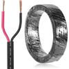 SPARKMOTO Cavo Piatto 2 Poli per Auto 10M, Cavo luci rimorchio 2 Poli,80V 48V 24V 12V Cavo 2 Poli per rimorchio,Cavo per Veicolo 2 x 0,75 mm²