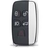 onetop1 5Tasti Custodia Chiave a Guscio per Land R0ver Range R0ver Sport LR4 Evoque | Smart Remote Key Shell Case Fob,auto ricambio telecomando Alloggiamento chiave