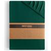 DecoKing Lenzuolo con Angoli Singolo Elasticizzati 80x200-90x200 cm 100% Jersey in Cotone Pettinato Morbido 80x200cm - 90x200cm Verde Amber