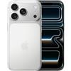Apple iPhone 17 Pro 256 GB: display 6,3, ProMotion fino a 120Hz, chip A19 Pro, autonomia senza precedenti, sistema di fotocamere Pro Fusion con fotocamera frontale Center Stage; Argento