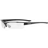 Uvex sportstyle 612 VL, occhiali sportivi unisex, fotocromatico, comfort senza pressione e tenuta perfetta, black matt/smoke, one size
