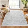 Livabliss VICKY Tradizionale Vintage Rectangle Tappeto | Ardesia chiara, Crema, Grigio | 140x200cm | Soggiorno e Camera da Letto | Tessuto a Macchina Polipropilene