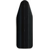 Laurastar Copriasse Universalcover Nero, Copriasse da Stiro Universale, 131cm x 55cm, 100% Cotone, Linee di Piegatura Integrate, Clip di Bloccaggio, Facile da Posizionare, Lavabile in Lavatrice