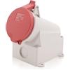intratec 100% Shopping Intratec presa da parete CEE 32A 400V 5 poli IP44 6h rosso/grigio, qualità industriale, IEC60309