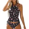 EODJXIO Bikini Bianco Donna Slip Bikini Triangolo Rosso Donna Slip 3363 Micro Bikini Sexy Hot Latex Costumi Interi Donna Mare Contenitivi con Ferretto Slip Mare Vita Alta Donna