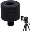 Generico Pieno in lega per connettore - Adattatore a vite da 1/4 pollici di precisione 4 × 2 × 2 cm Design leggero, supporta supporti per la luce di montaggio rapidi, pali di estensione | Versatile Photography
