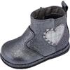 Chicco Stivaletto con zip laterale, Bambina e ragazza, Grigio (3), 21, Designed in Italy