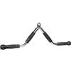 VirtuFit Curl Bar Attachment, barra per trazione, manico per tricipiti, bicipiti, manico per cavi SZ, LAT Pulldown Bar, in acciaio cromato, metallico, argento