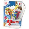 Sabbiarelli Sand-it For Fun - Album Gli Addobbi di Natale 2 - 5 Cartoncini Adesivi A5 per Sand Art per Creare 10 Addobbi | SABBIA COLORATA NON INCLUSA | Lavoretti di Natale per Bambini 5-12 anni
