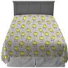Franco Spongebob Squarepants - Set di lenzuola in microfibra super morbida, per dormitorio universitario (100% prodotto con licenza ufficiale Nickelodeon)