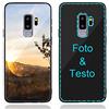MXCUSTOM Cover Personalizzata per Samsung Galaxy S9+ S9 Plus, Custodia Personalizzate Antigraffio Vetro Temperato Antiurto Paraurti Morbido con Foto Immagine Testo Design Crea Le Tue (GHS-BK-P1)