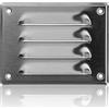 ABOUT VENT 140x105mm Griglia di Ventilazione in Acciaio Inossidabile con Zanzariera - Griglie di Aerazione in Metallo