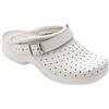 SANIFLEX 642-10 Certificato Medico Sandali Zoccoli Sabot Pantofole Scarpe di Pelle, Donna, Blu, EU 41