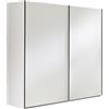 Composad | Armadio della Linea SYSTEMA, Armadio a 2 Ante Scorrevoli, Camera da Letto, Dimensioni (LxAxP) 250x223x67 cm, Colore Bianco Top Matt, Made in Italy
