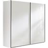 Composad | Armadio della Linea SYSTEMA, Armadio a 2 Ante Scorrevoli, Camera da Letto, Dimensioni (LxAxP) 250x223x67 cm, Colore Bianco Top Matt e Bianco Laccato, Made in Italy