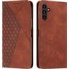 KOUYI Cover per Samsung Galaxy A55 5G, Custodia Portafoglio,Cover Libro,Pelle Flip/Folio Case con [Funzione di Supporto] [3-Scheda Slot] [Magnetica] Antiurto (Marrone)