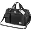 Flintronic Borsone da Viaggio Pieghevole, Borsone Palestra Sportiva con Etichetta Bagaglio, Borsa Sportiva con Scomparto Scarpe, Grande Capacità Borsa da Viaggio Duffel per Sport/Viaggi (35L)