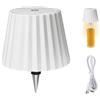 Abiyou Lampade per Bottiglia, Lampada da Bottiglia a LED,Lampada Bottiglia Ricaricabile,Impermeabili Luci per Bottiglia Touch,Batteria Lampada da Tavolo Portatile Ricaricabile,per Camera e Bar(Bianco)