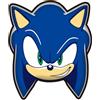 Jerry Fabrics Cuscino a Forma di Sonic the Hedgehog - 35 cm x 30 cm - Morbido Cuscino in Peluche per Bambini e Fan - Decorazione per Stanza da Gioco - Merchandising Ufficiale di Sonic - Regalo per