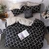 Icinger Power Completo Biancheria da Letto per Adulti - Set da 3 Pezzi - Nero E Oro - 220x240 Cm