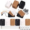 Swpeet Sweet 1700 etichette per prezzo e stringa per appendere il giorno, 3 colori Store Tags abbigliamento marcatori con stringa di nylon Snap Lock Pin Loop Ties