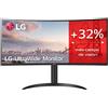LG Monitor Gaming LG 34UC75WAEU Wide Quad HD 34" Curvo LED