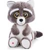 NICI Glubschis 62645 Clooney Procione di Peluche Morbido, tenero Pupazzo per Coccole e Giochi, per Adulti e Bambini, 45 cm, Grigio, Colore