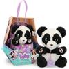 Baby Paws Panda Peluche INTERATTIVO Panda con Suoni Che Apre e chiude Gli Occhi e Include Una Borsa per trasportarlo. per Bambini e Bambine dai 3 Anni in su