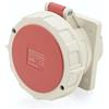 intratec 100% Shopping Intratec presa da incasso diritta CEE 32A 400V 5 poli IP67 6h rosso/grigio IEC60309 per corrente trifase