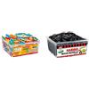 Haribo Coccodri, Caramelle Gommose, Frutta - Circa 200 Pezzi [1100gr] & Maxi Rotelle, Gusto Liquirizia