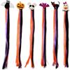 YALiya 6 Pezzi Parrucche Halloween Clip, Colorato Nelle Estensioni Dei Estensione Halloween Clip, Capelli Lisci Ragazza Parrucca, Parrucca clip per Capelli, Halloween Trecce parrucca Extension Festa