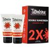 Tattoolicious DOUBLE SUNSCREEN |Kit 2 Tubetti SUNSCREEN 50+ SPF 75 ml - Protezione Solare | UVA/UVB Anti-Sbiadimento per Tatuaggi | Con Attivi Bio | Vegan, Cruelty Free, Derma Tested | Made in Italy