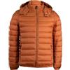 Coveri Piumino uomo 100 grammi uomo full zip, Ruggine XXL